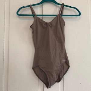 Grishko Tan camisole leotard. Size S
